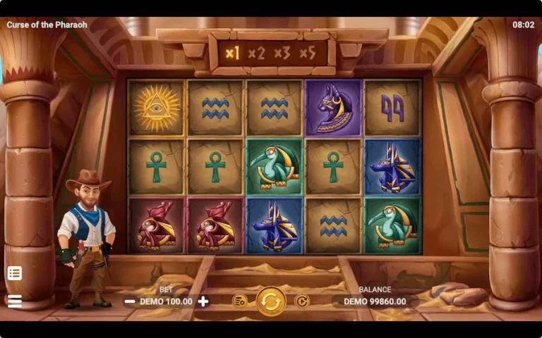 Curse of the Pharaoh ทดลองเล่นสล็อต-1